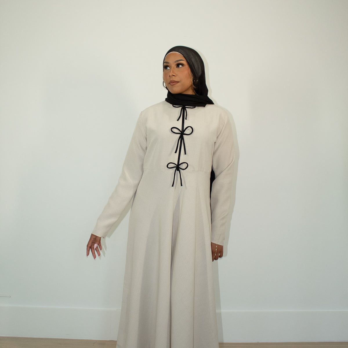 Alina Bow Dress – MODEST ESSENTIALS US